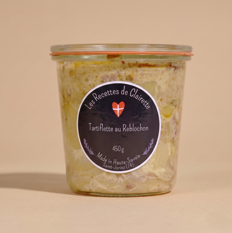 Bocal de Tartiflette au Reblochon.